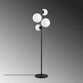 Lampadar, Fulgor, 942FLG1520, Metal, Alb/Negru