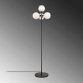 Lampadar, Fulgor, 942FLG1508, Metal, Negru / Antic / Alb