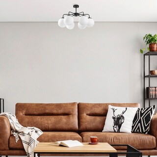 56x56x43 cm, Negru;Alb