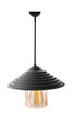 Lustra, Opviq, 390FLH1581, Negru / Miere