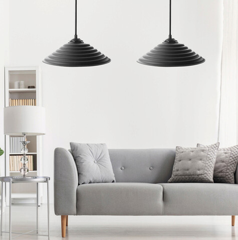 Lustra, Opviq, 390FLH1580, Negru