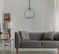 Lustra, FullHouse, 390FLH1570, Iuta lucrata manual , Albastru/Maro