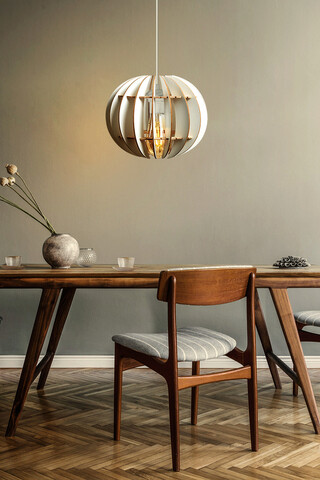 Lustra, FullHouse, 390FLH1547, MDF, Alb