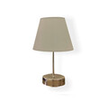 Lampa de masa, FullHouse, 390FLH1703, Metal, Bej / Argintiu