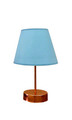 Lampa de masa, FullHouse, 390FLH1719, Metal, Albastru / Aur roz