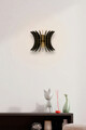Aplica de perete, FullHouse, 390FLH2105, MDF  , Negru