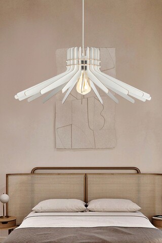 Lustra, FullHouse, 390FLH2132, MDF, Alb