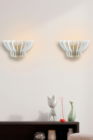 Aplica de perete, FullHouse, 390FLH2120, MDF  , Alb