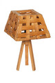Lampa de masa, FullHouse, 390FLH1767, Lemn de pin, Natural / Ars