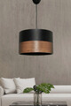 Lustra, Hmy Design, 687HMY1255, Metal, Negru/Maro