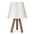 Lampa de masa, Opviq, 780SGN1663, Alb/Maro