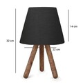 Lampa de masa, Opviq, 780SGN4495, Antracit