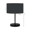 Lampa de masa, Insignio, 780SGN4499, PVC, Antracit