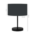 Lampa de masa, Insignio, 780SGN2573, Metal, Antracit