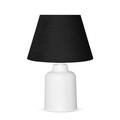 Lampa de masa, Insignio, 780SGN2539, Plastic, Alb/Negru