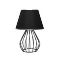 Lampa de masa, Insignio, 780SGN2531, Metal, Negru