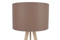 Lampadar, Insignio, 780SGN1415, 70% MDF/30% tesatura PVC, Nurca / Crema