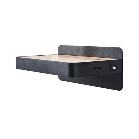 Aplica de perete, Opviq, 414LRC1179, Negru