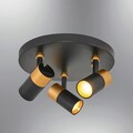 Lustra, Lightric, 414LRC1638, Negru