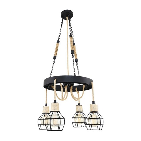 Lustra, Opviq, 414LRC1904, Negru