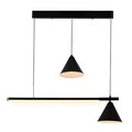 Lustra, Lightric, 414LRC1238, Metal, Negru
