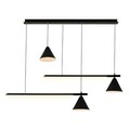 Lustra, Lightric, 414LRC1239, Metal, Negru