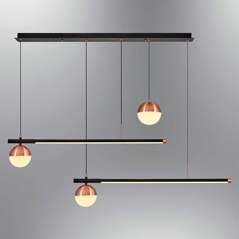 Lustra, Opviq, 414LRC1243, Negru