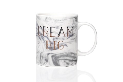 Cana Marble Dream Big, Sabichi, 370 ml, portelan, multicolor