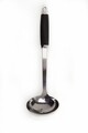 Polonic servire Mono, Sabichi, 37 cm, inox/plastic, negru