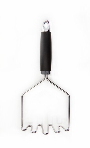 Presa cartofi/legume Mono, Sabichi, inox/plastic, negru