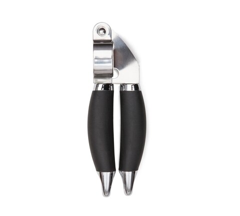 Presa manuala pentru usturoi Mono, Sabichi, 22 x 8.3 x 3.5 cm, inox, negru