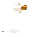 Lampa de masa, Nitid, 536NTD3102, Metal, Alb/Auriu