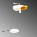 Lampa de masa, Nitid, 536NTD3102, Metal, Alb/Auriu