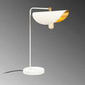 Lampa de masa, Nitid, 536NTD3102, Metal, Alb/Auriu