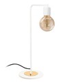 Lampa de masa, Noor, 525NOR2174, Metal, Alb/Auriu