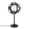 Lampa de masa, Opviq, 892OPV1125, Metal, Nichel / Negru