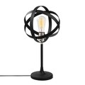 Lampa de masa, Opviq, 892OPV1125, Metal, Nichel / Negru