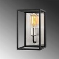 Aplica de perete, Opviq, 892OPV1265, Metal, Nichel / Negru