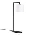 Lampa de masa, Opviq, 892OPV1132, Fier, Alb/Negru