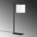 Lampa de masa, Opviq, 892OPV1132, Fier, Alb/Negru