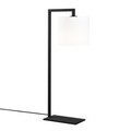 Lampa de masa, Opviq, 892OPV1132, Fier, Alb/Negru