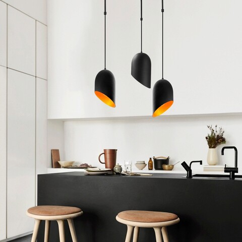 Lustra, Opviq, 892OPV1550, Metal, Negru