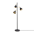 Lampadar, Opviq, 892OPV1148, Metal, Negru/Auriu