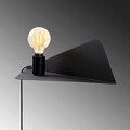 Aplica de perete, Sheen, 521SHN2194, Metal, Negru