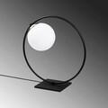 Lampa de masa, Sheen, 521SHN2211, Metal, Alb/Negru