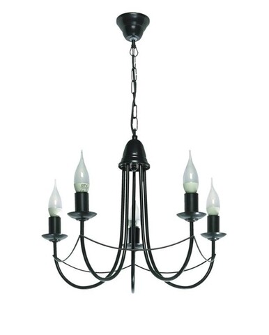 Candelabru Lampex, Nicosia 5 Black, E14, 5x40W