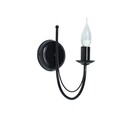 Aplica de perete Lampex, Nicosia Black, E14, 40W