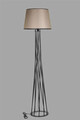 Lampadar, Stala, 846STL2974, Metal, Bej/Negru