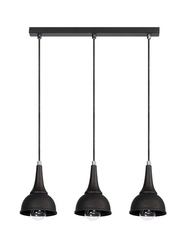 Lustra Lampex, Alla 3 Black, E27, 3x40W