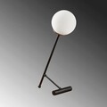Lampa de masa, Tatum, 584TTM1716, Metal, Alb/Negru